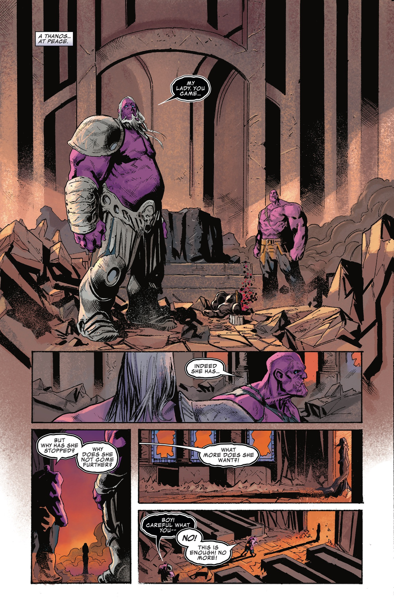 Illustration for article titled Death finally comes for Thanos in this exclusive preview of theĀ series finaleĀ